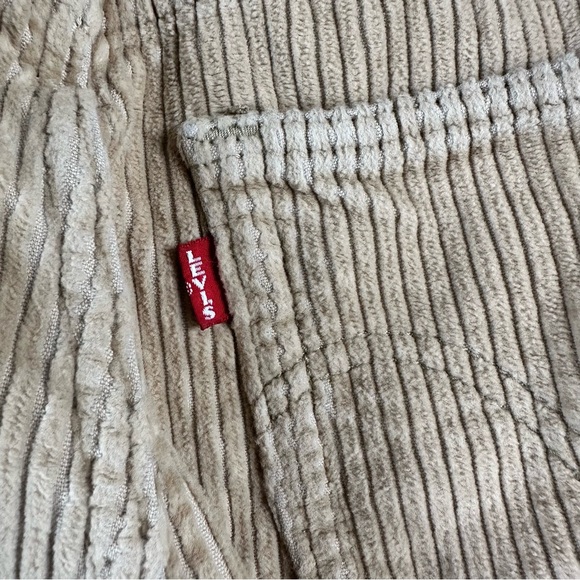 Levi's Premium Women's Ribcage Straight Ankle Corduroy Pants 27x27 Beige 90s Y2K - Picture 12 of 12